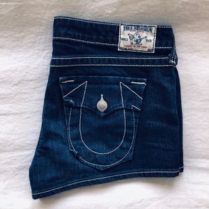 True Religion denim shorts